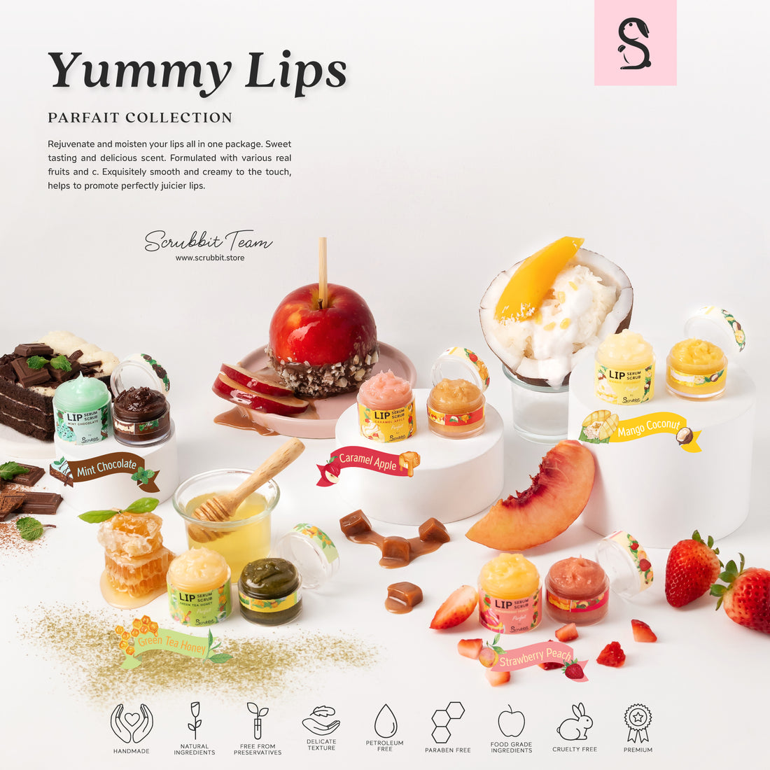 Yummy Lips : Lip Serum & Scrub