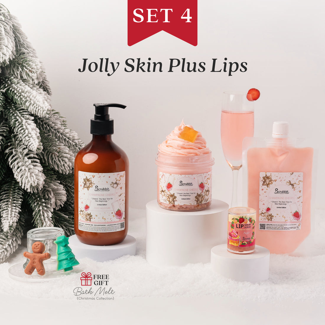 Gift Set 4 Jolly Skin Plus Lips